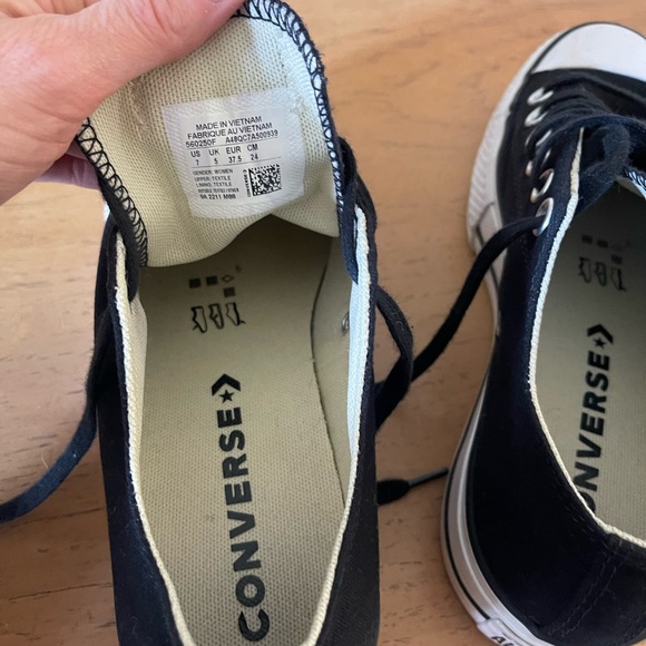 Converse lift platform sneakers women’s 7 - Picture 4 of 6